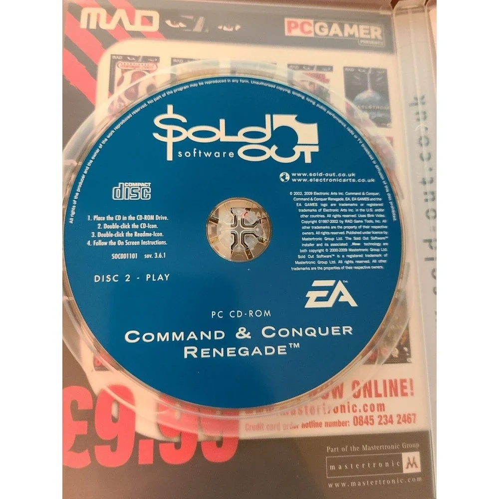 Command & Conquer Renegade - PC Game - UK Version Region Free - 2 Disc